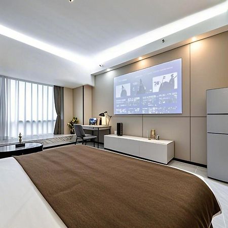 Yu Manju High-Floor Huge-Screen Audiovisual Hotel-Guangzhou Tower Zhujiang New Town Sports West Road Branch エクステリア 写真