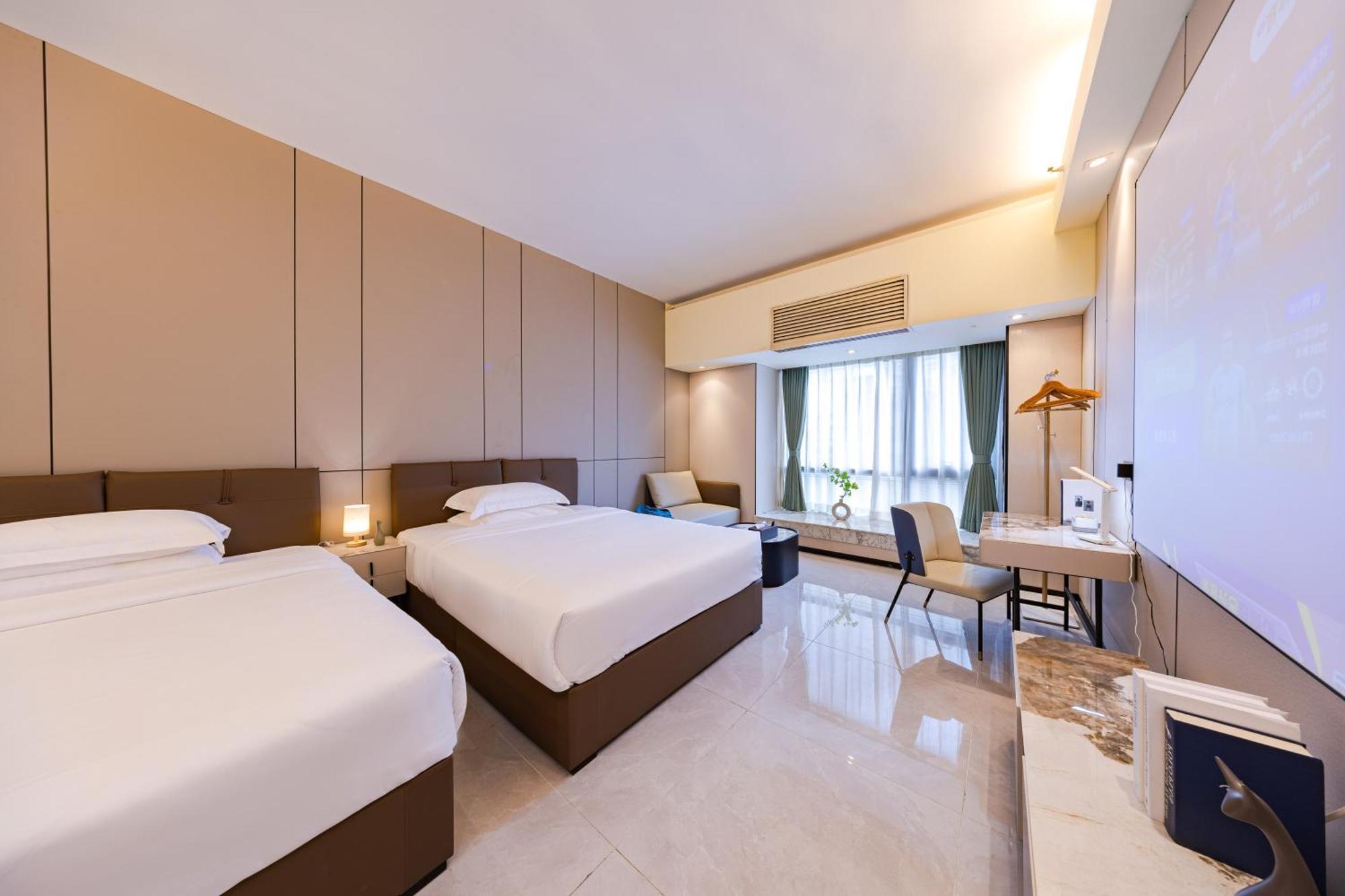 Yu Manju High-Floor Huge-Screen Audiovisual Hotel-Guangzhou Tower Zhujiang New Town Sports West Road Branch エクステリア 写真