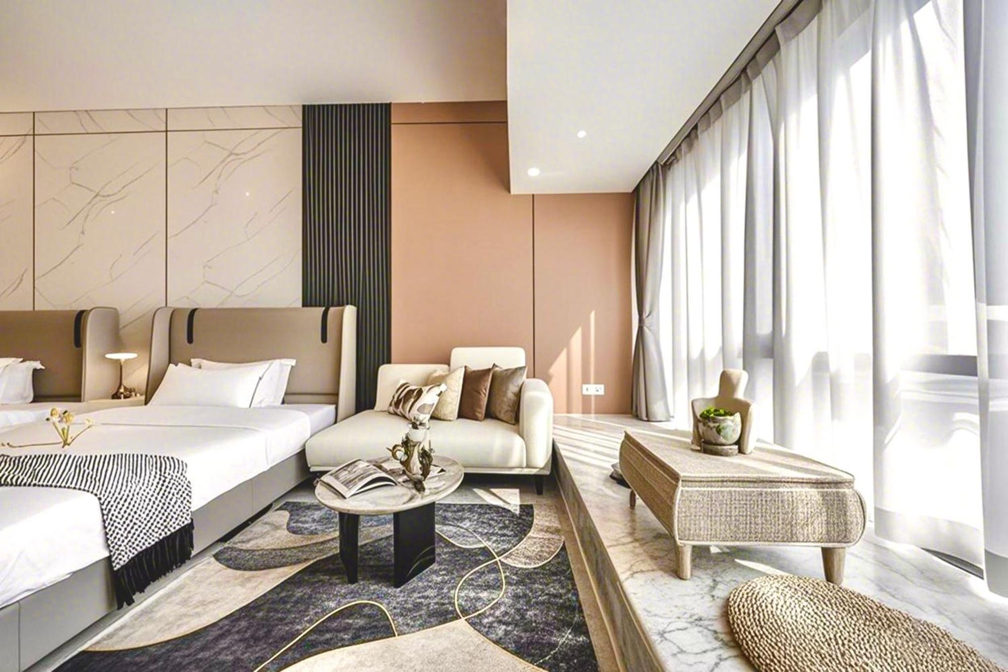 Yu Manju High-Floor Huge-Screen Audiovisual Hotel-Guangzhou Tower Zhujiang New Town Sports West Road Branch エクステリア 写真