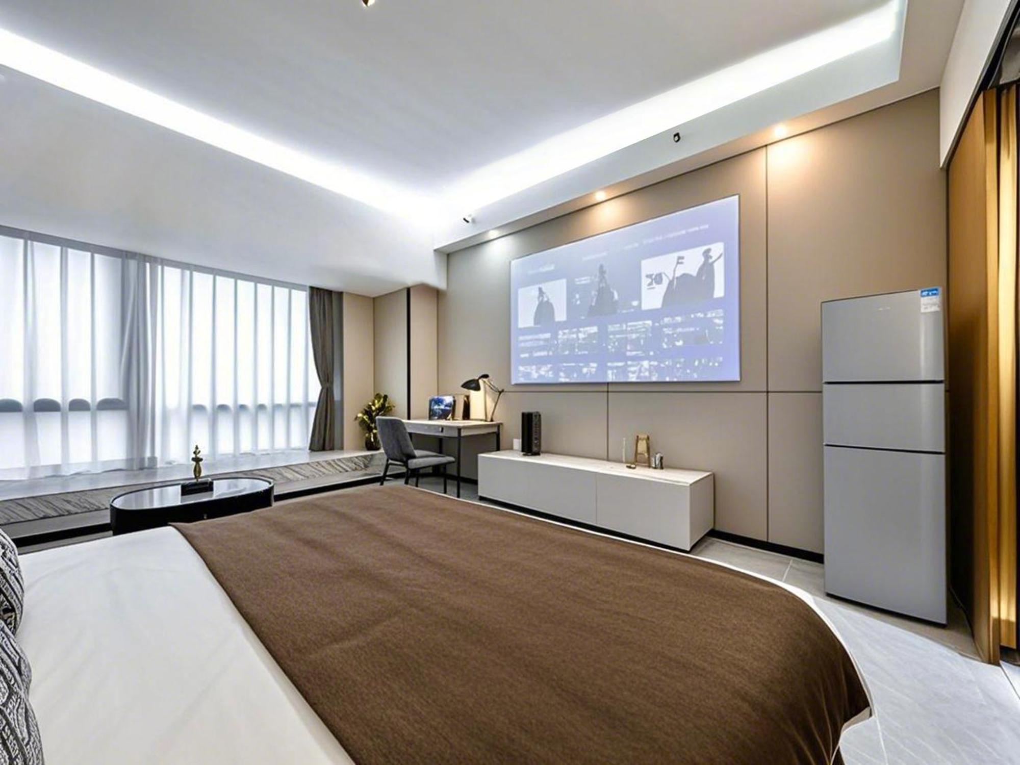 Yu Manju High-Floor Huge-Screen Audiovisual Hotel-Guangzhou Tower Zhujiang New Town Sports West Road Branch エクステリア 写真