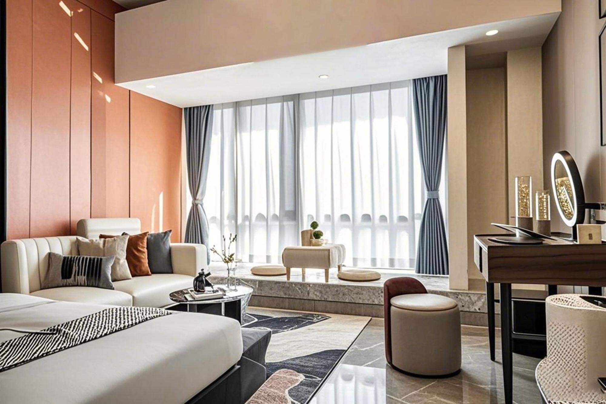 Yu Manju High-Floor Huge-Screen Audiovisual Hotel-Guangzhou Tower Zhujiang New Town Sports West Road Branch エクステリア 写真