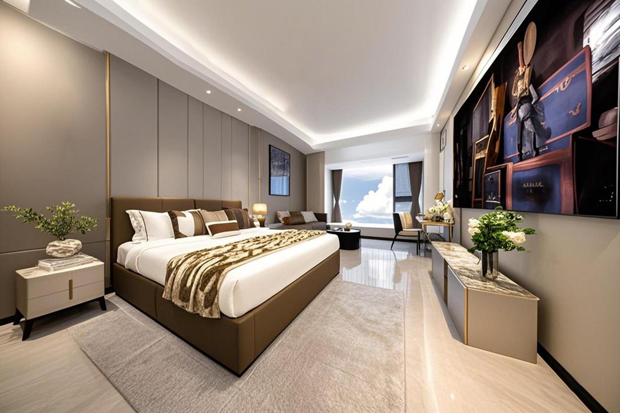 Yu Manju High-Floor Huge-Screen Audiovisual Hotel-Guangzhou Tower Zhujiang New Town Sports West Road Branch エクステリア 写真